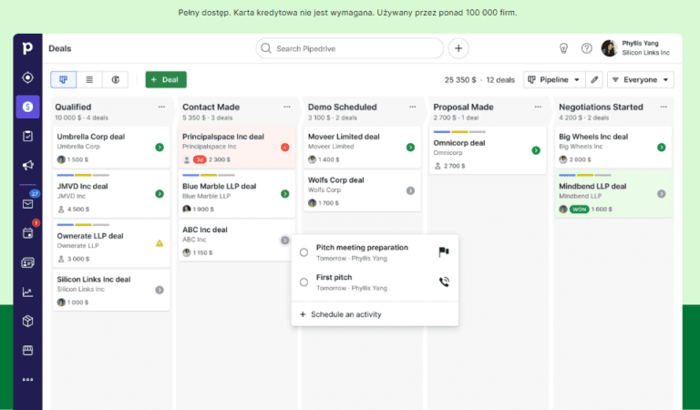 Pipedrive CRM