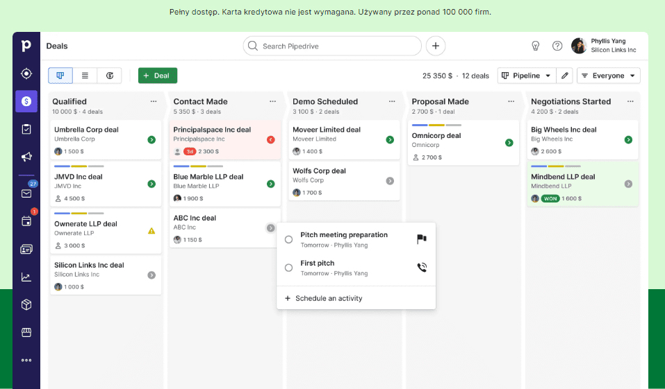 Pipedrive CRM